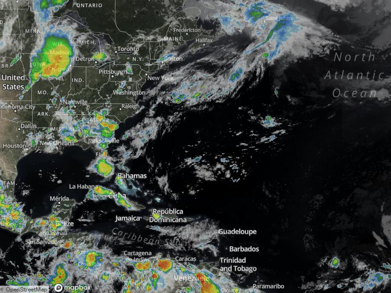 Atlantic Infrared Satellite