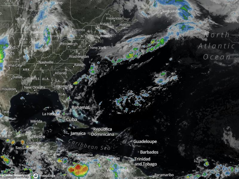 Atlantic Infrared Satellite