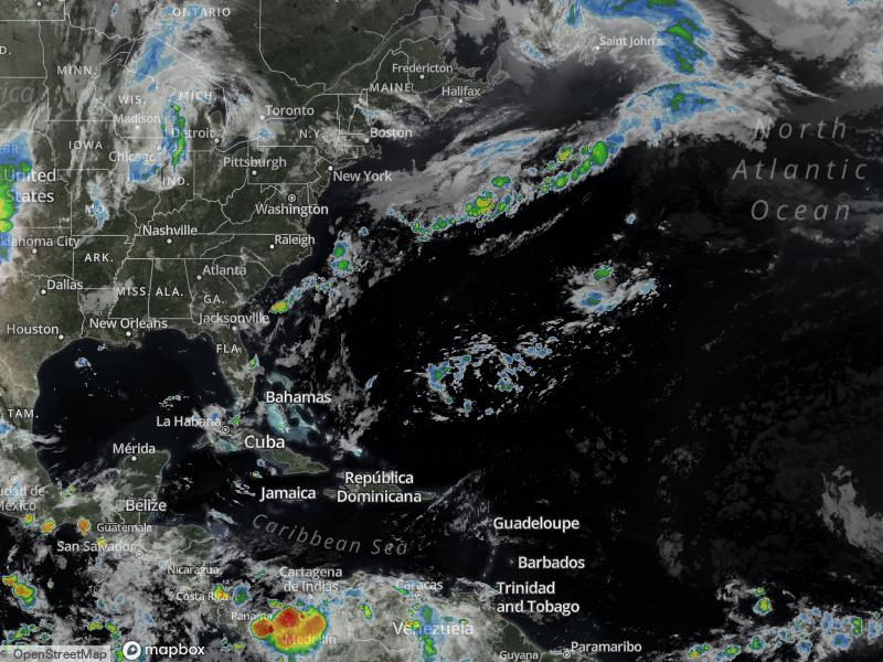 Atlantic Infrared Satellite