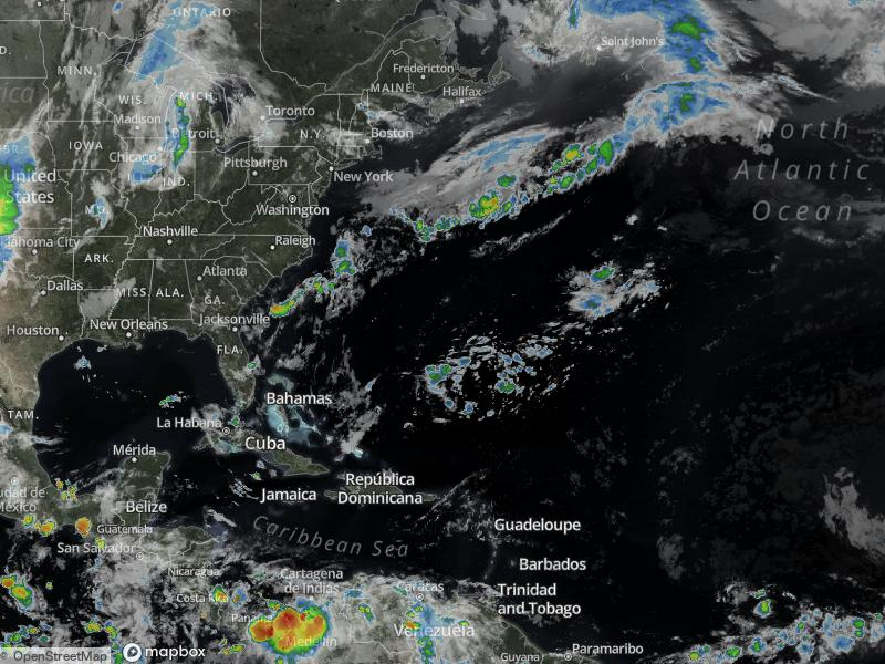 Atlantic Infrared Satellite