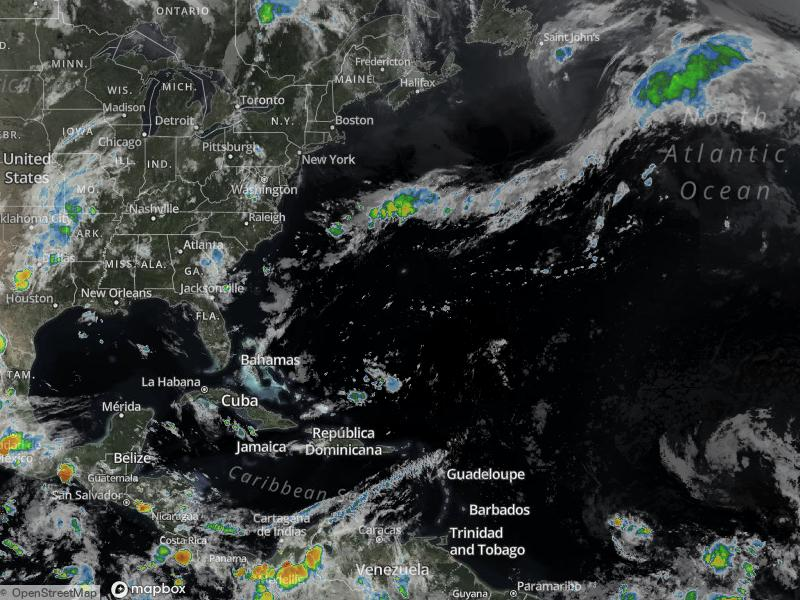 Atlantic Infrared Satellite