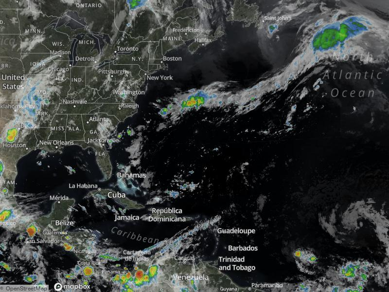 Atlantic Infrared Satellite