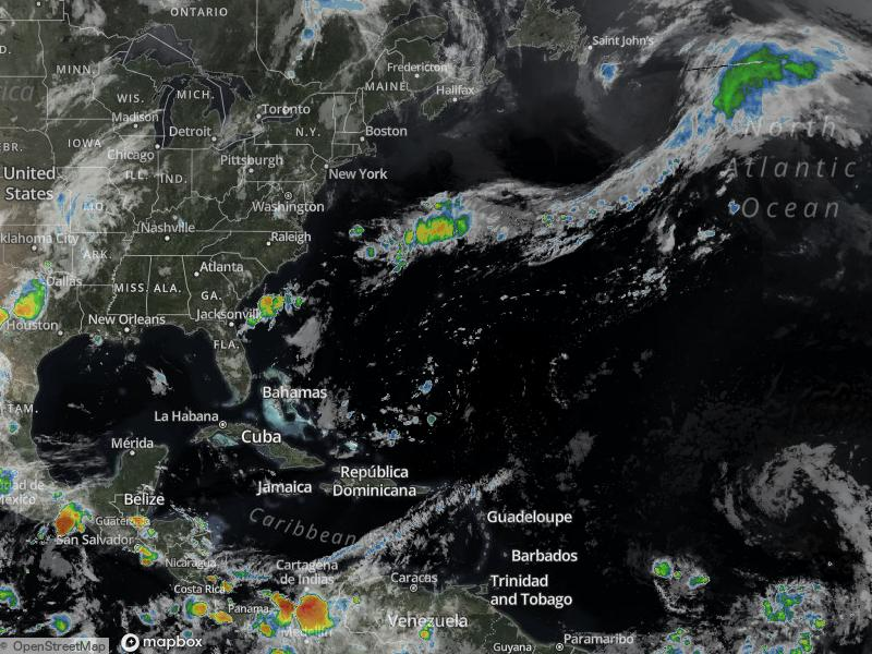 Atlantic Infrared Satellite