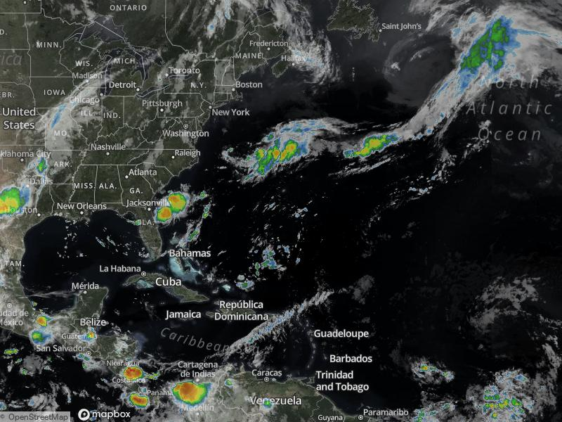 Atlantic Infrared Satellite
