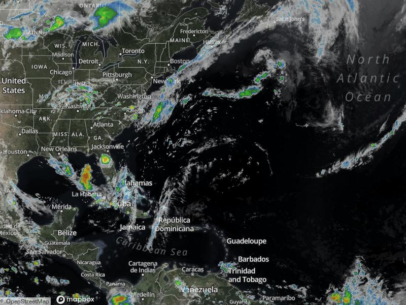Atlantic Infrared Satellite