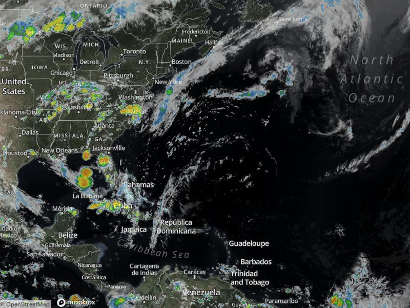 Atlantic Infrared Satellite