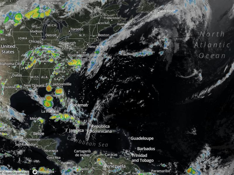 Atlantic Infrared Satellite