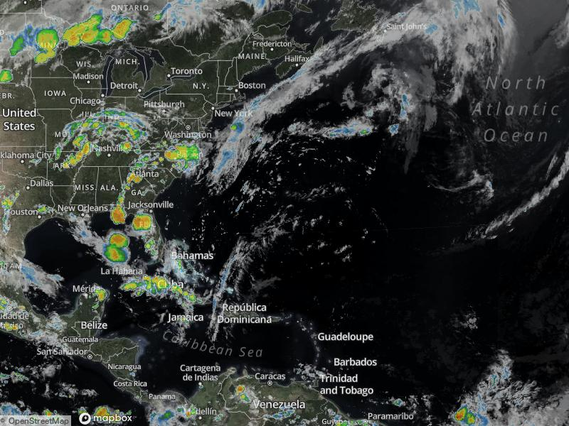 Atlantic Infrared Satellite