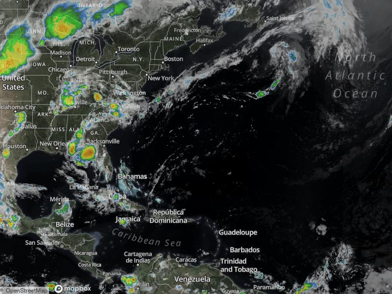 Atlantic Infrared Satellite
