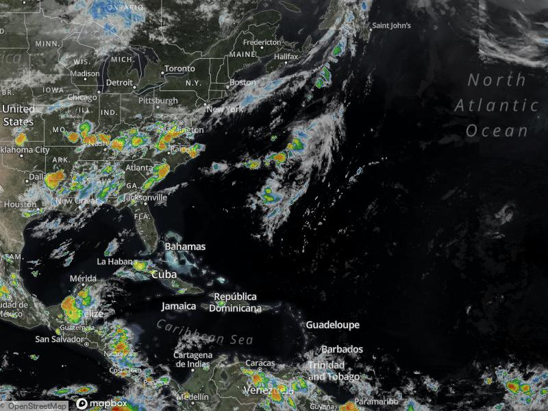 Atlantic Infrared Satellite