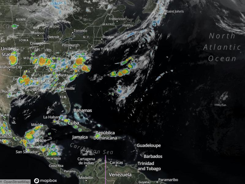 Atlantic Infrared Satellite