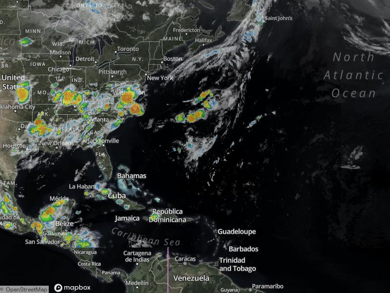 Atlantic Infrared Satellite