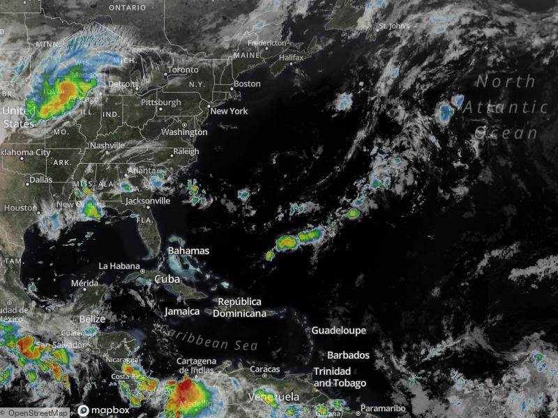 Atlantic Infrared Satellite