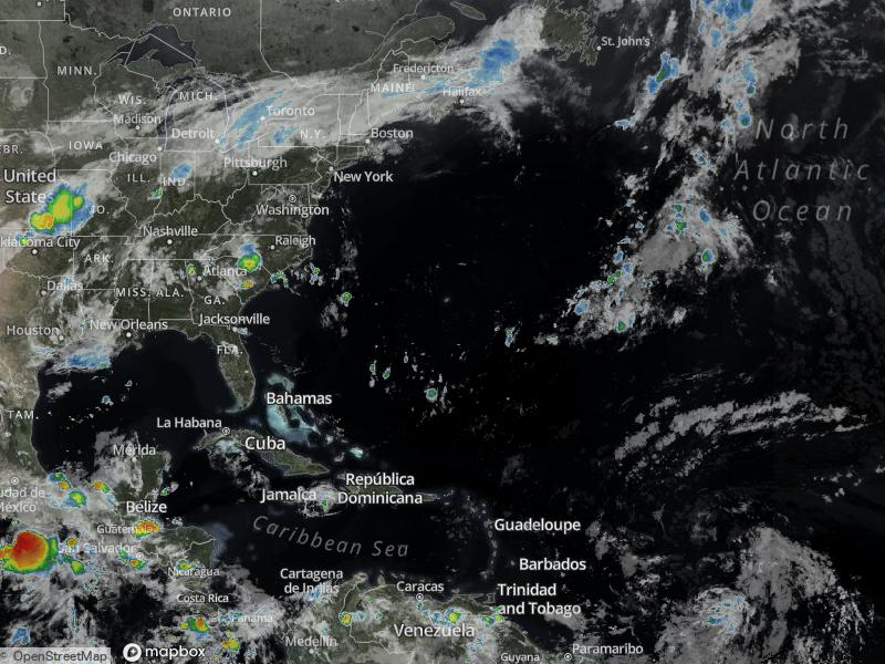 Atlantic Infrared Satellite