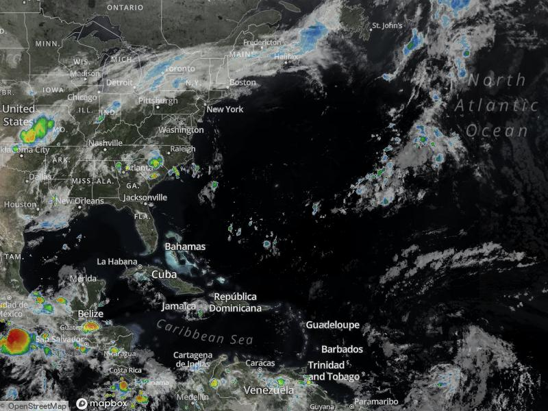 Atlantic Infrared Satellite