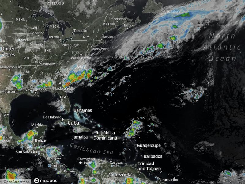 Atlantic Infrared Satellite