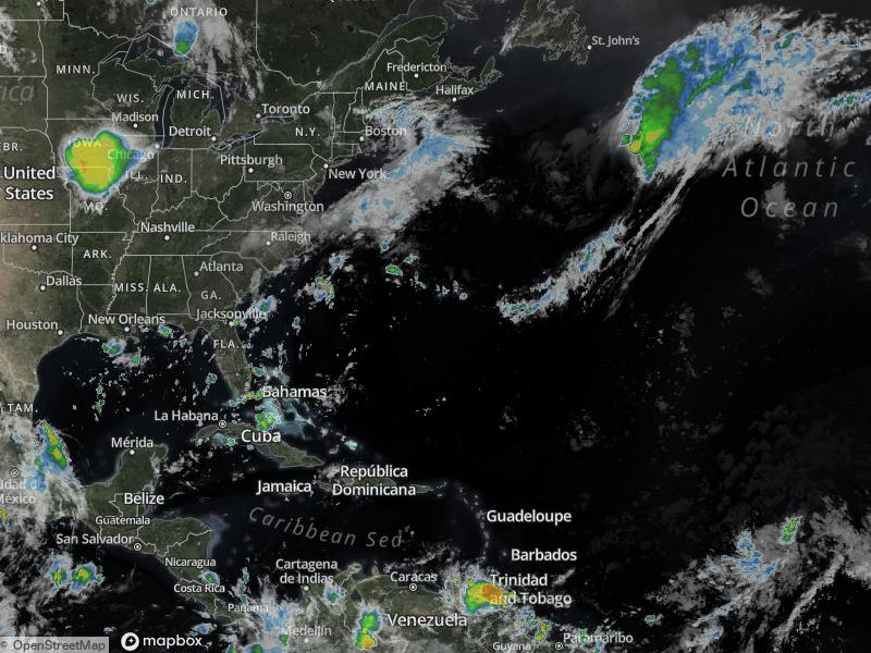 Atlantic Infrared Satellite