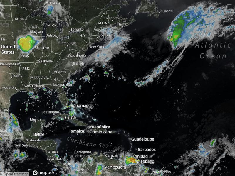 Atlantic Infrared Satellite