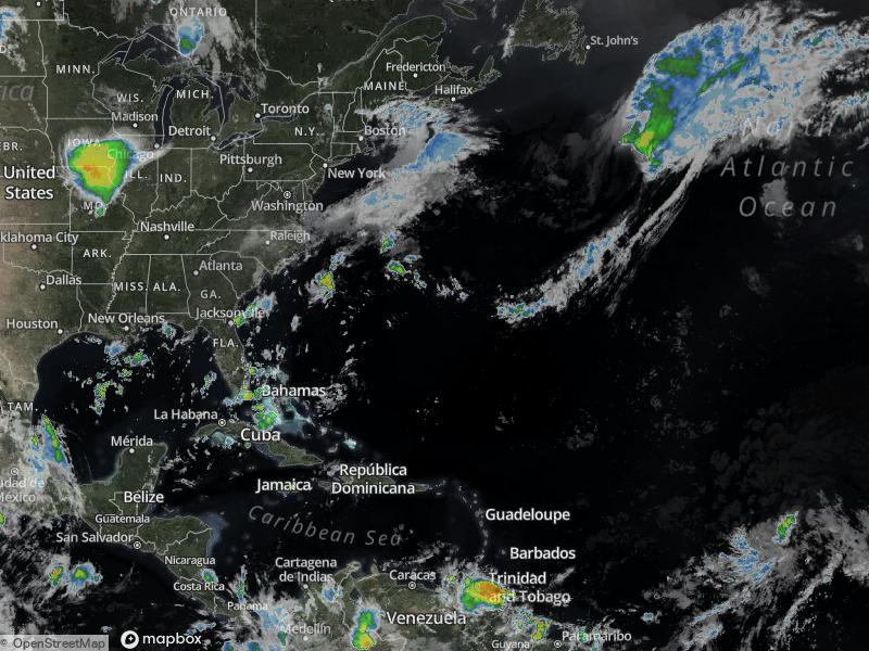 Atlantic Infrared Satellite
