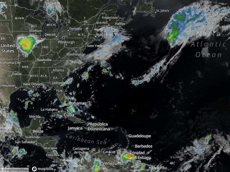 Atlantic Infrared Satellite