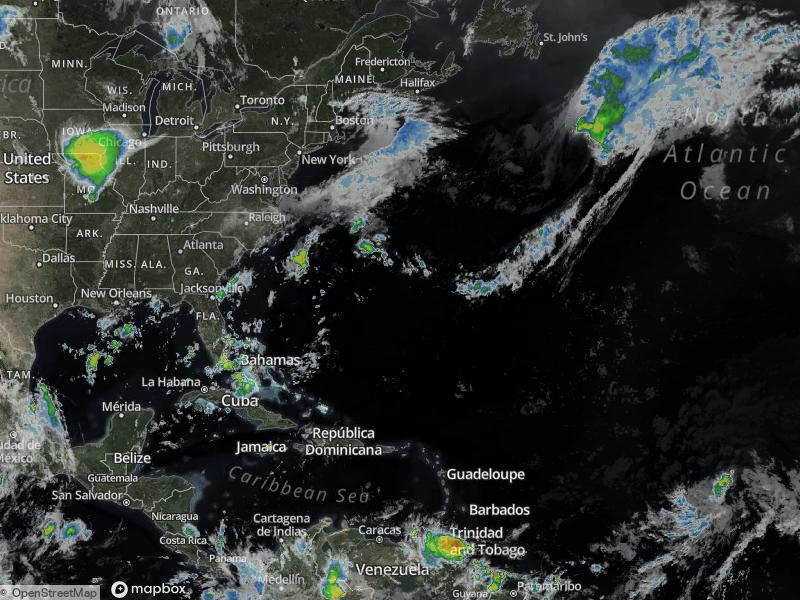 Atlantic Infrared Satellite