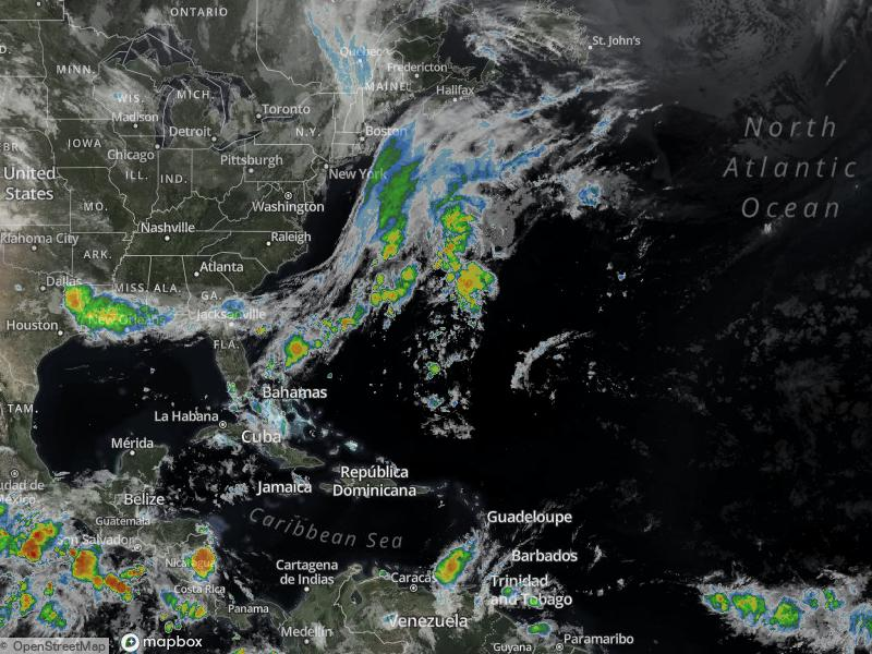 Atlantic Infrared Satellite