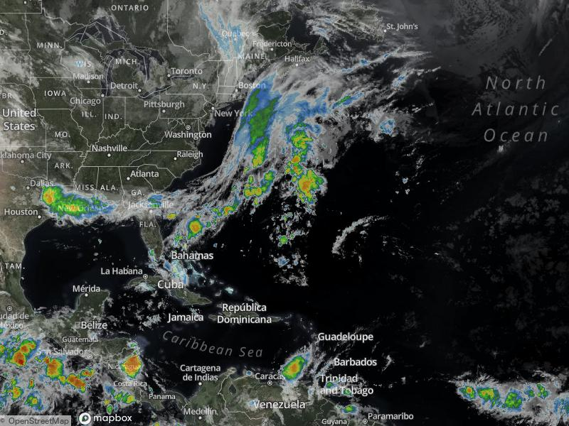 Atlantic Infrared Satellite