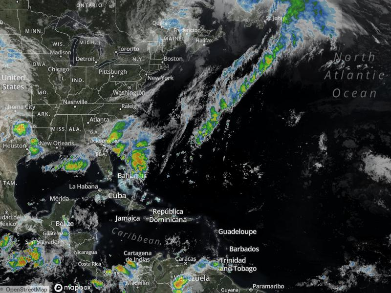 Atlantic Infrared Satellite