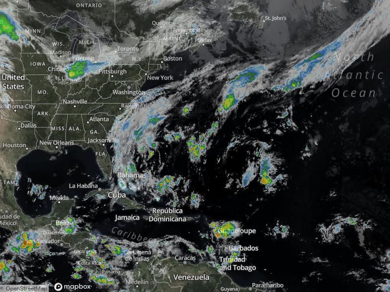 Atlantic Infrared Satellite