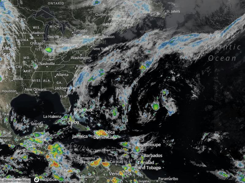 Atlantic Infrared Satellite