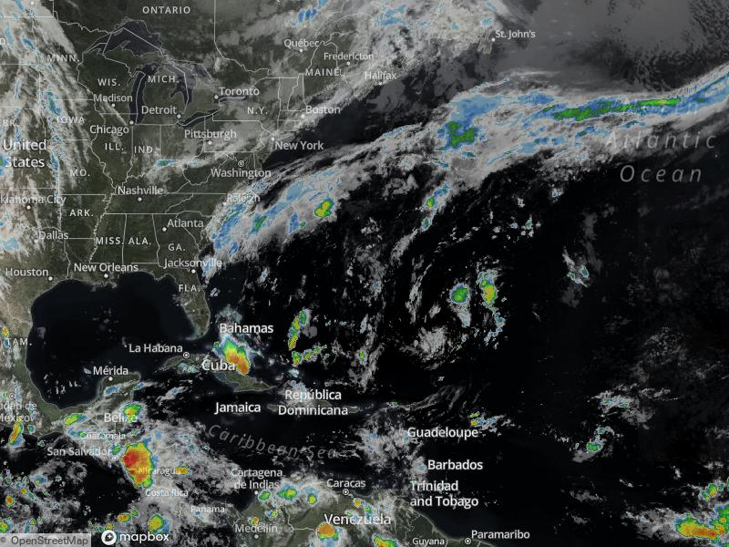 Atlantic Infrared Satellite