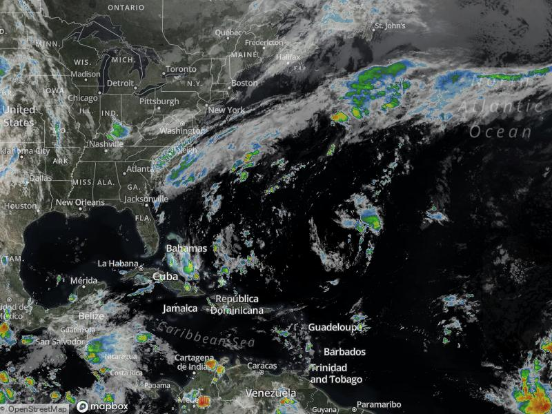 Atlantic Infrared Satellite