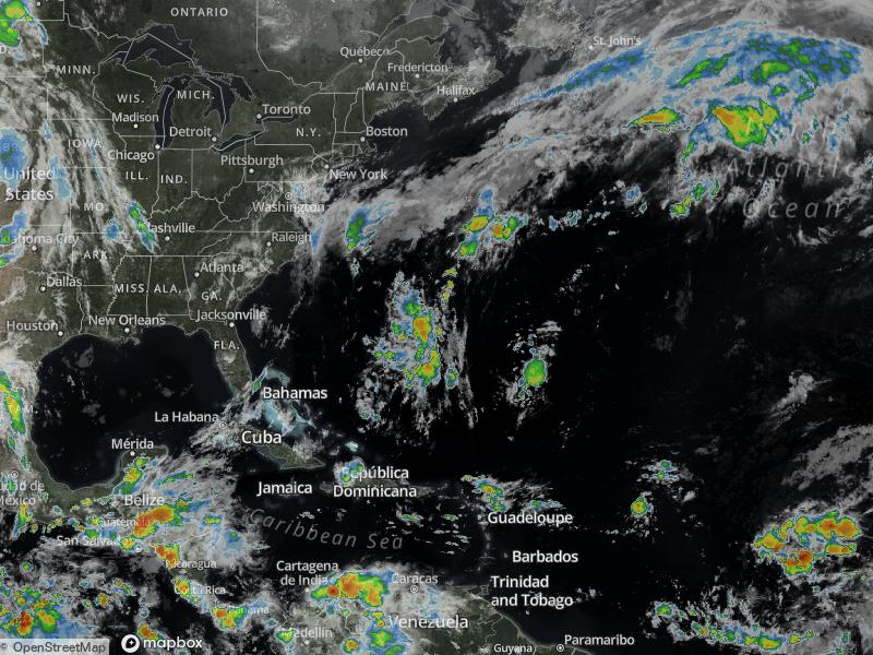 Atlantic Infrared Satellite