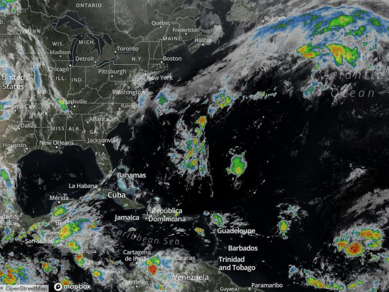 Atlantic Infrared Satellite