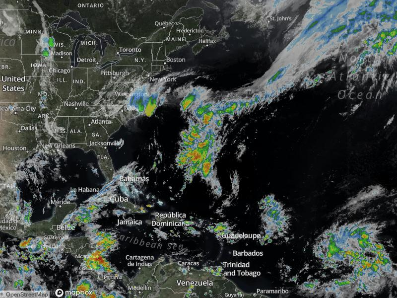 Atlantic Infrared Satellite