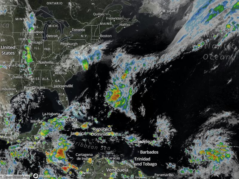 Atlantic Infrared Satellite