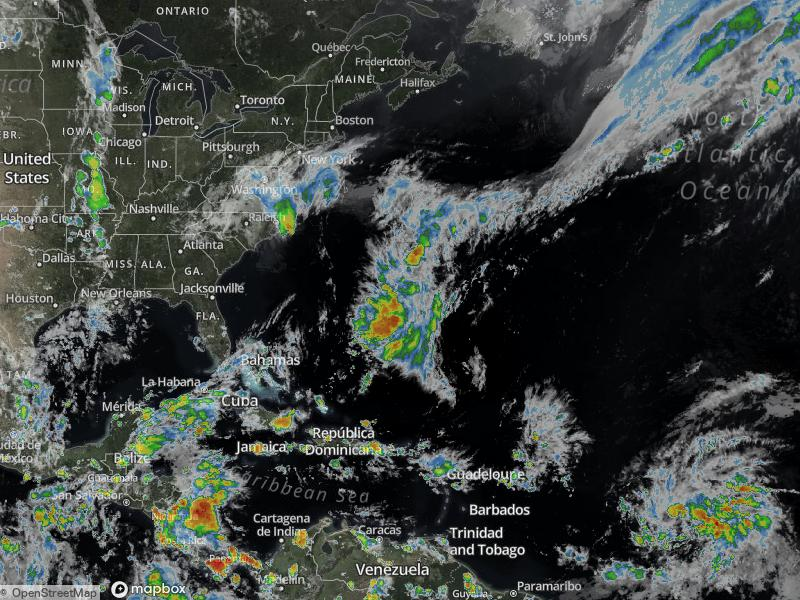 Atlantic Infrared Satellite