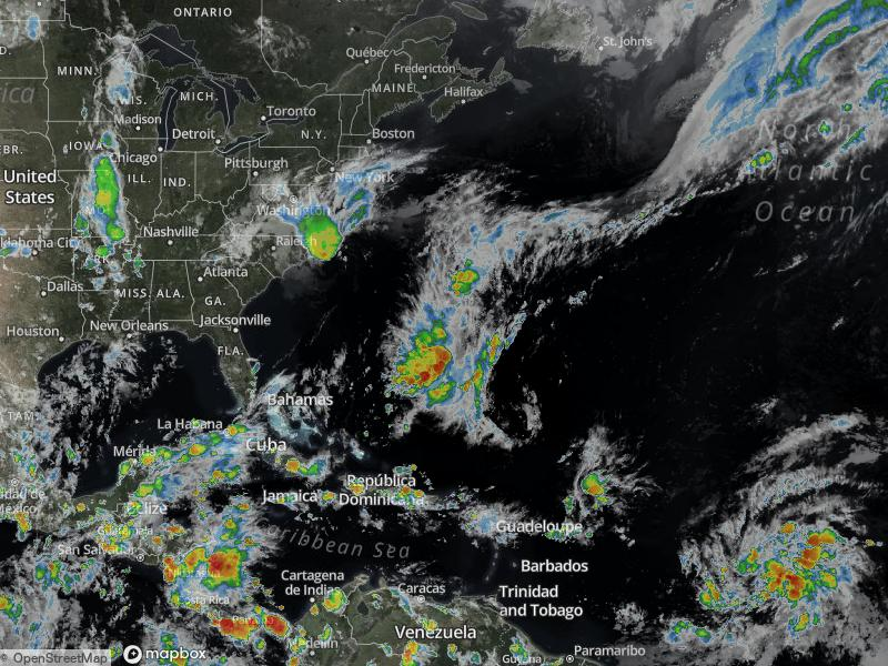 Atlantic Infrared Satellite