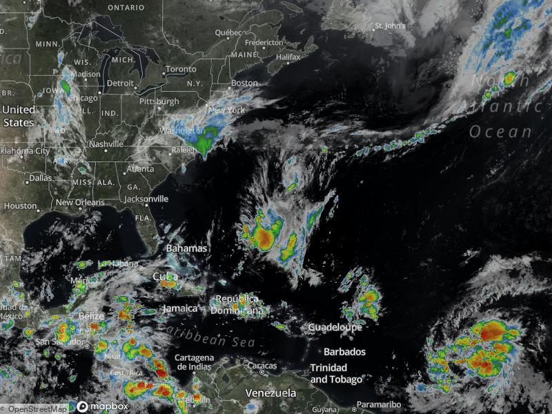 Atlantic Infrared Satellite