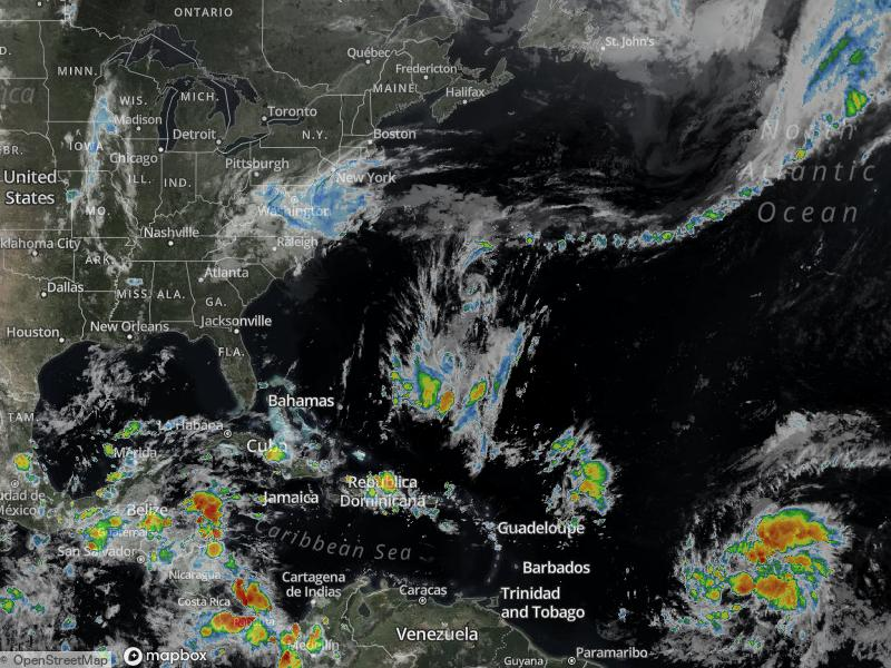 Atlantic Infrared Satellite