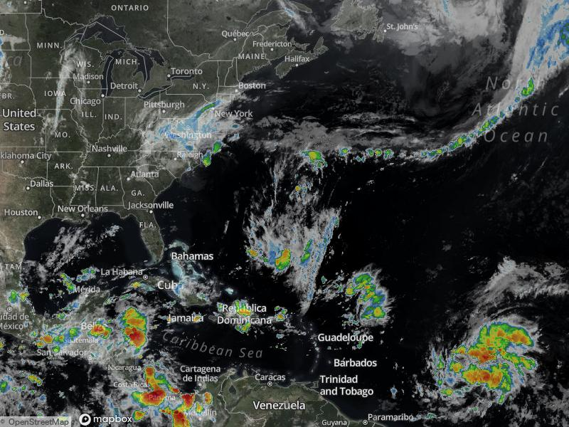 Atlantic Infrared Satellite