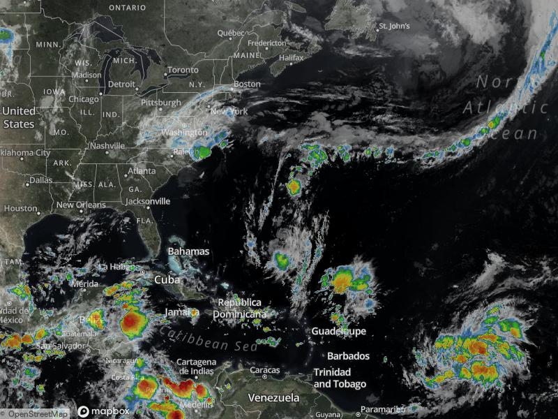 Atlantic Infrared Satellite