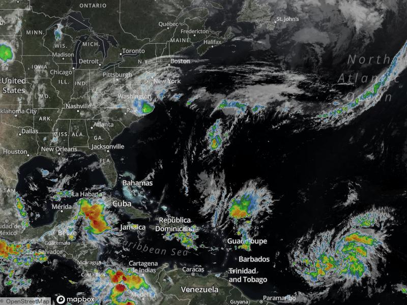 Atlantic Infrared Satellite