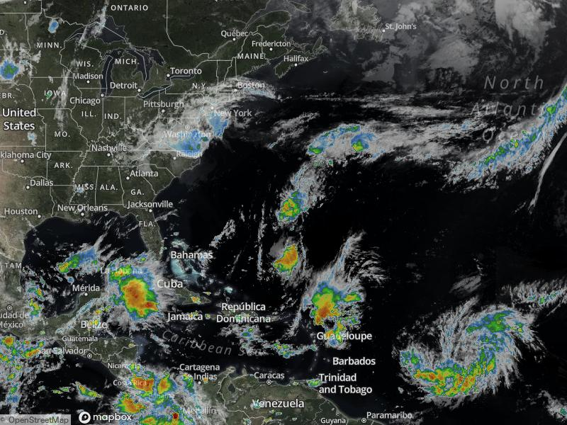 Atlantic Infrared Satellite
