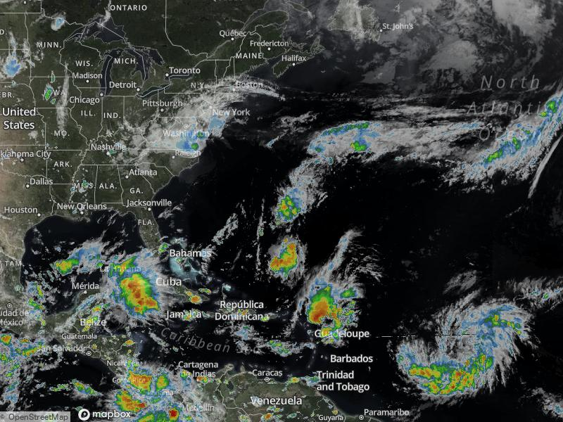 Atlantic Infrared Satellite