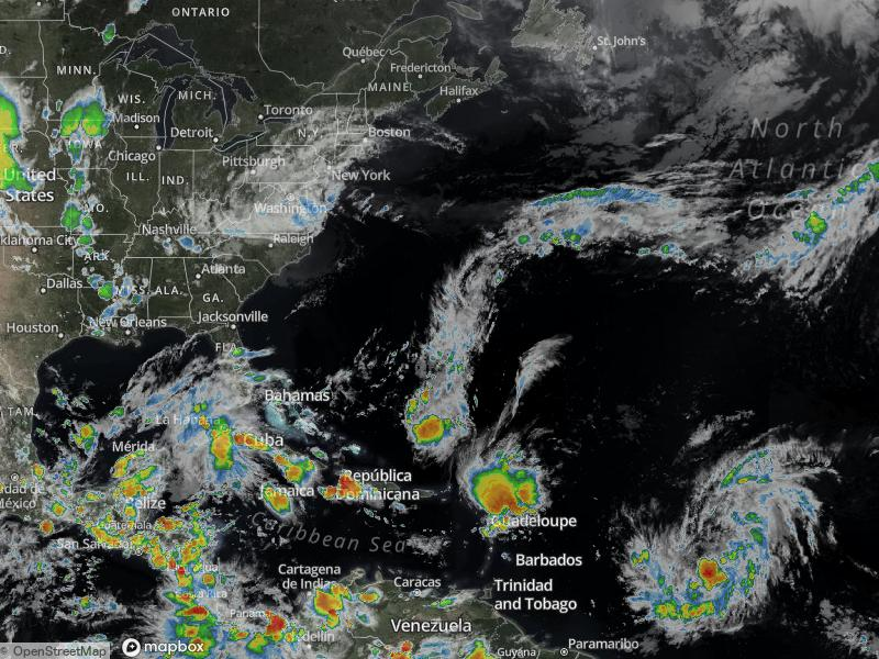 Atlantic Infrared Satellite