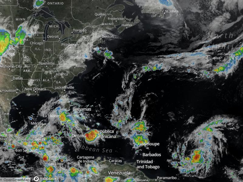 Atlantic Infrared Satellite