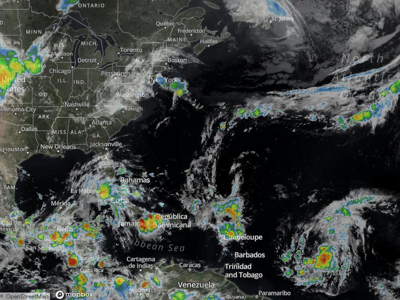 Atlantic Infrared Satellite