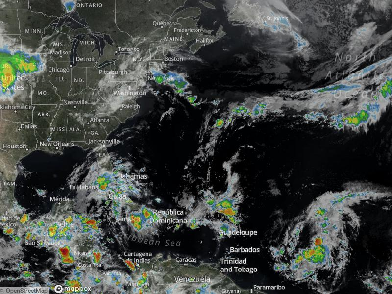 Atlantic Infrared Satellite
