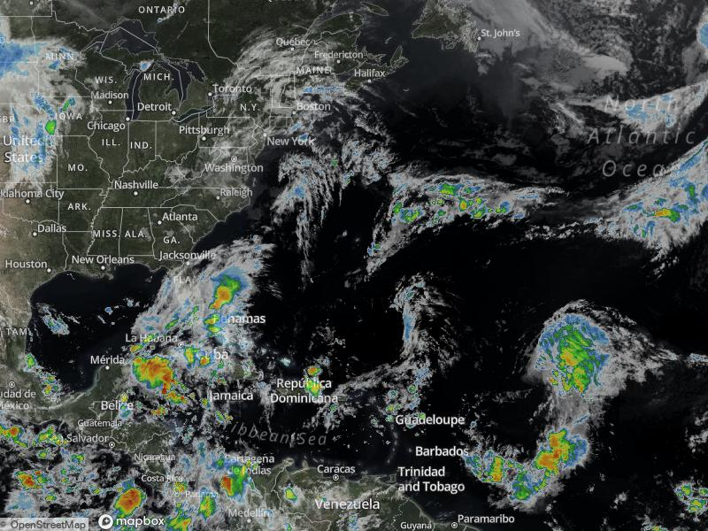 Atlantic Infrared Satellite